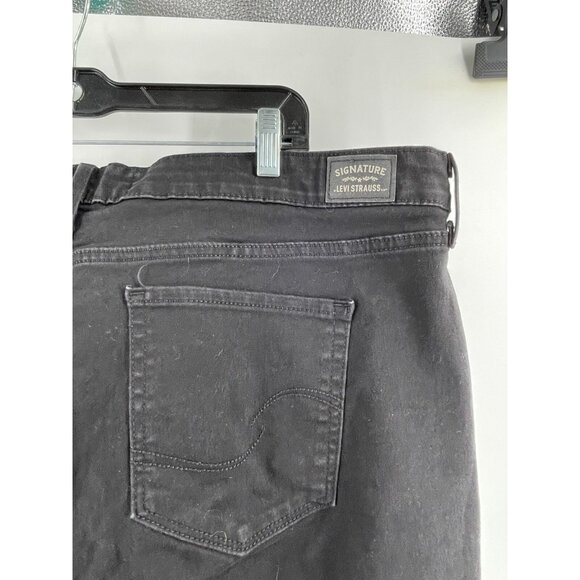 Levi's Women's Black Mid Rise Skinny Leg 5 Pocket Denim Jeans Size 37X30 - Picture 5 of 15